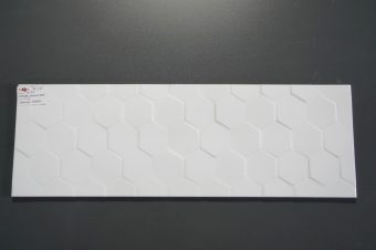 Płytki ścienne Charisma Hexagon White 25×75 cm